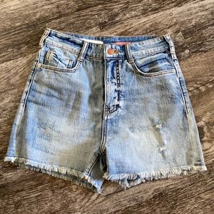 Anthropologie Pilcro Ultra-High Rise Slim Shorts